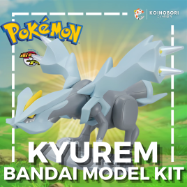 Figura POKEMON Plamo!! / kyurem / Bandai Model Kit