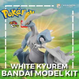 Figura POKEMON Plamo!! / White kyurem / Bandai Model Kit