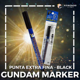 Gundam Marker / Black (Punta extra fina)