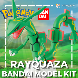 Figura POKEMON Plamo!! / Rayquaza / Bandai Model Kit